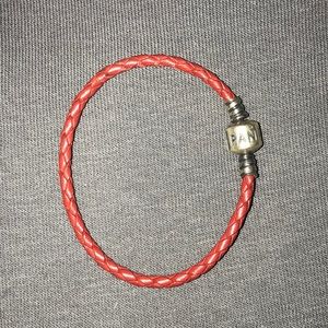 Pandora red rope bracelet